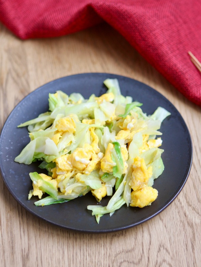 簡単 キャベツと卵だけでも美味しい中華