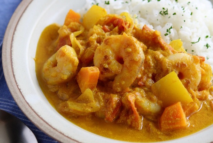 おなかにやさしいえびカレー