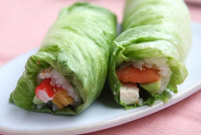レタス恵方巻き
