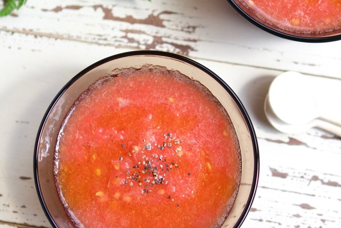 ガスパチョ風スープ