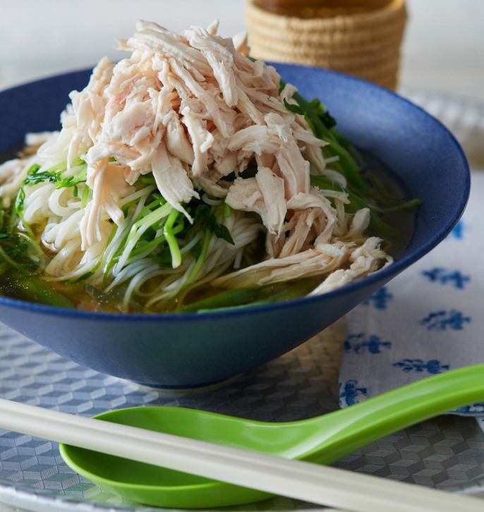 ゆで鶏スープ麺