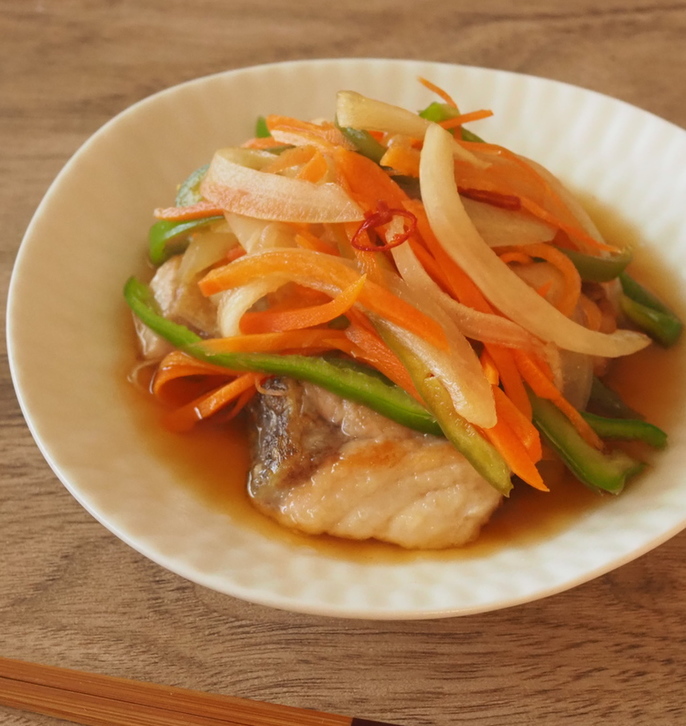 鮭と野菜の南蛮漬け