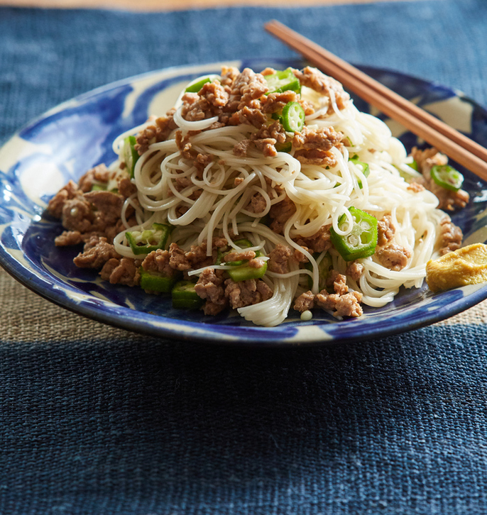 冷やしそうめんチャンプルー