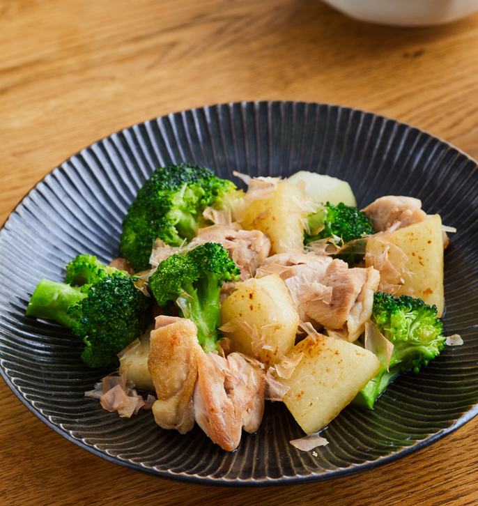 やさしい味わい 鶏肉と冬瓜の和風炒め
