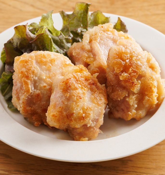 少ない油で 鶏の竜田揚げ焼き