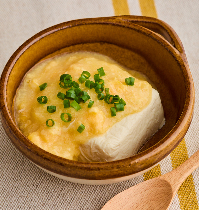 豆腐のたまごあんかけ