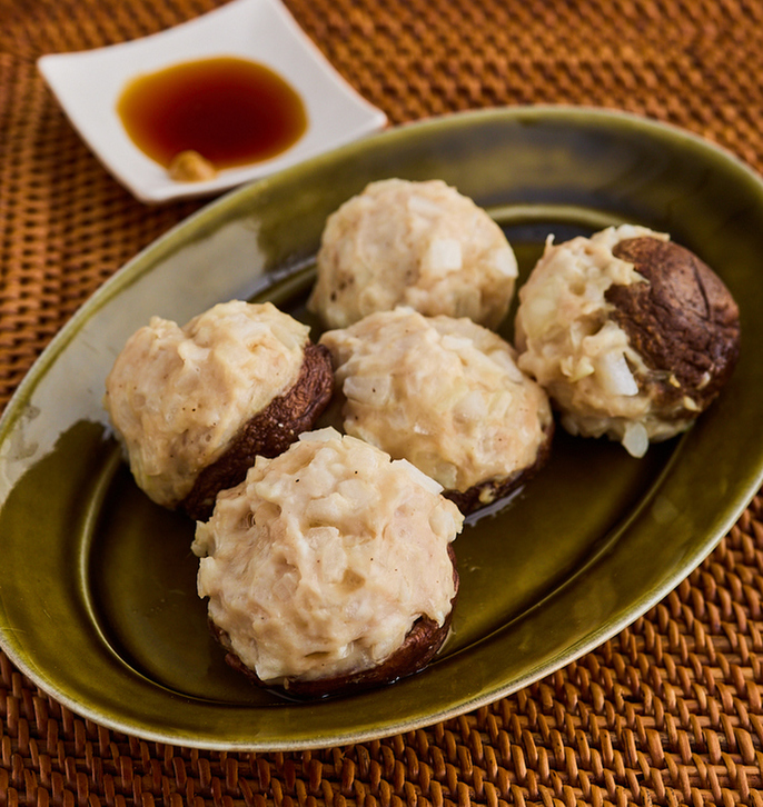 レンジで簡単 しいたけ焼売