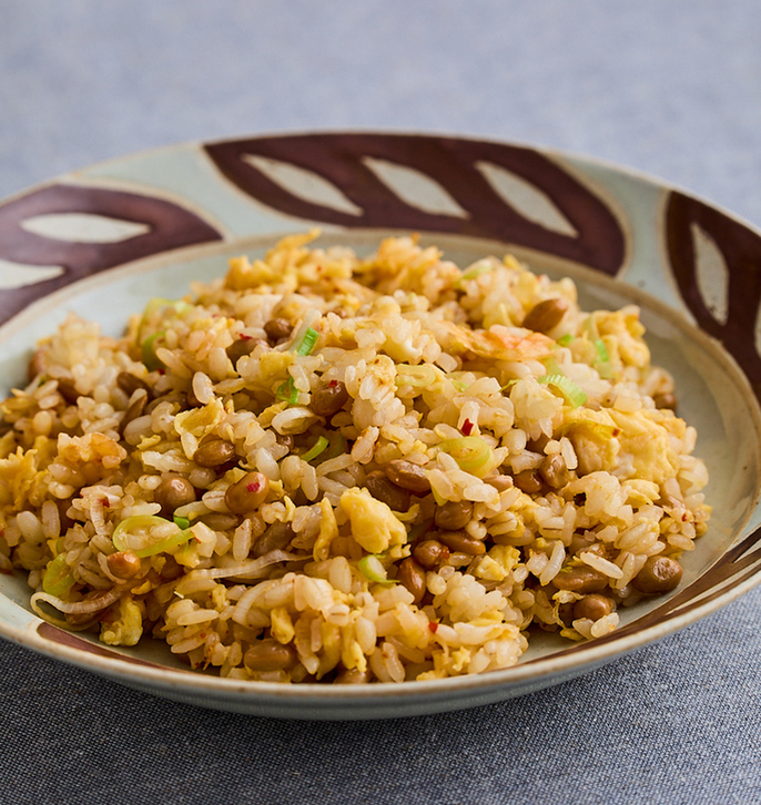 納豆キムチ炒飯