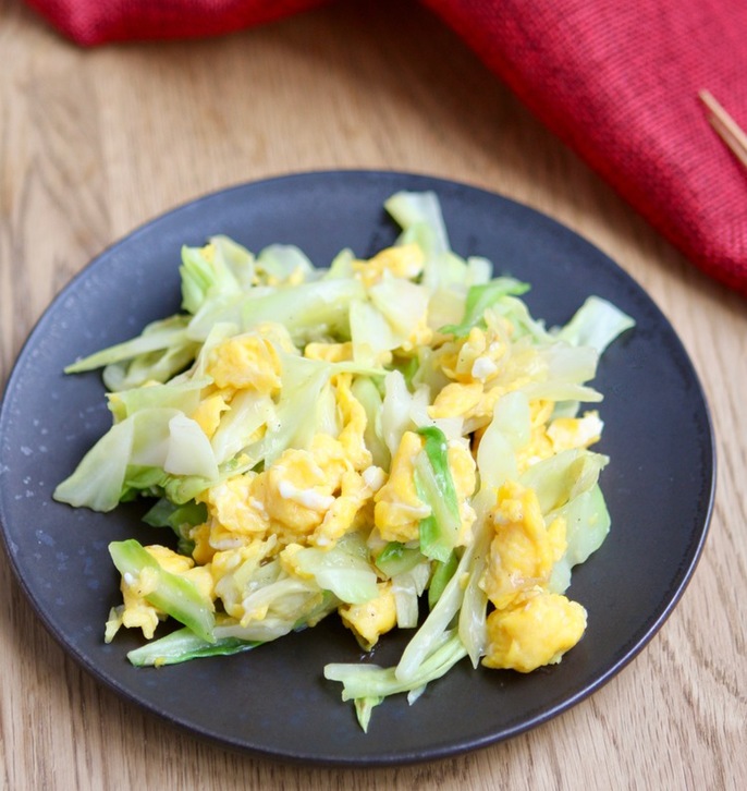 簡単 キャベツと卵だけでも美味しい中華