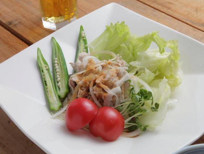 夏野菜たっぷり冷しゃぶ