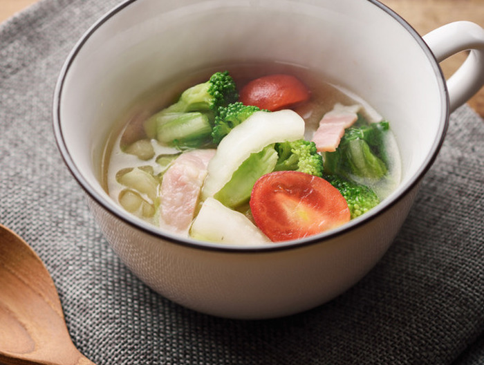 野菜たっぷり！具だくさんスープ
