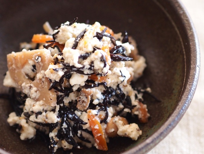 ひじき煮で白和え風