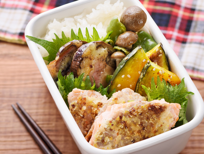 ヘルシー 鮭の粒マスタード焼き弁当