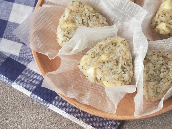 チーズちりめん青海苔おにぎり