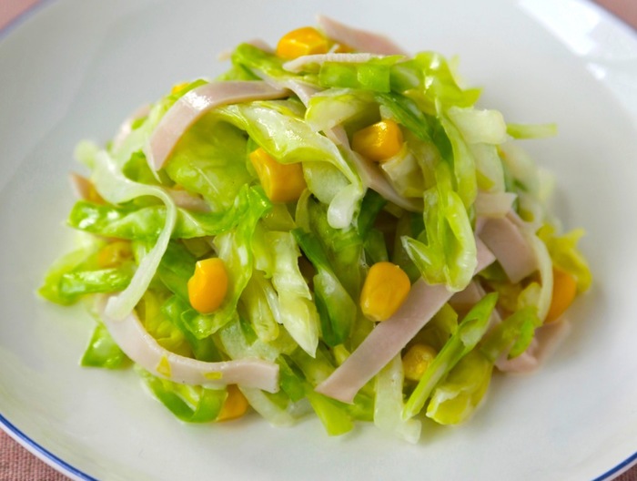 キャベツとハムのコールスロー