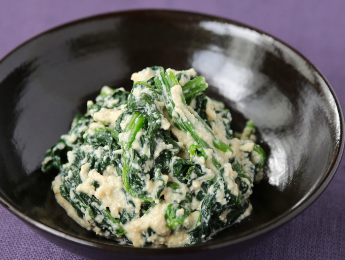 豆腐なめらか ほうれん草の白あえ