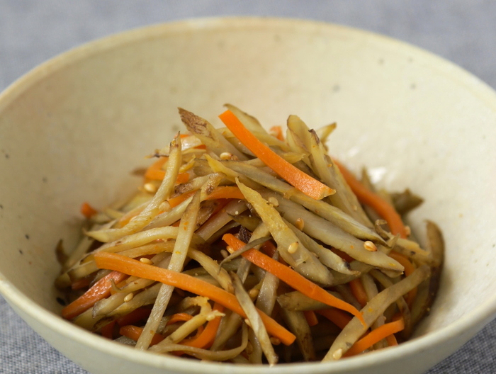 ごぼうとにんじんのきんぴら
