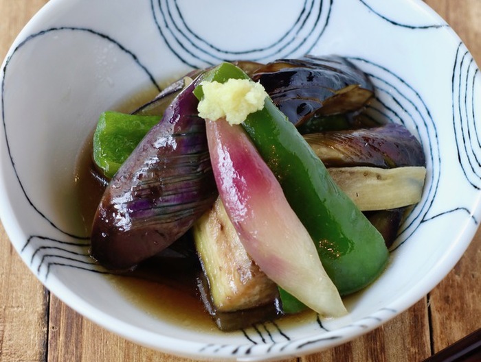 ジューシー なすの炒め浸し