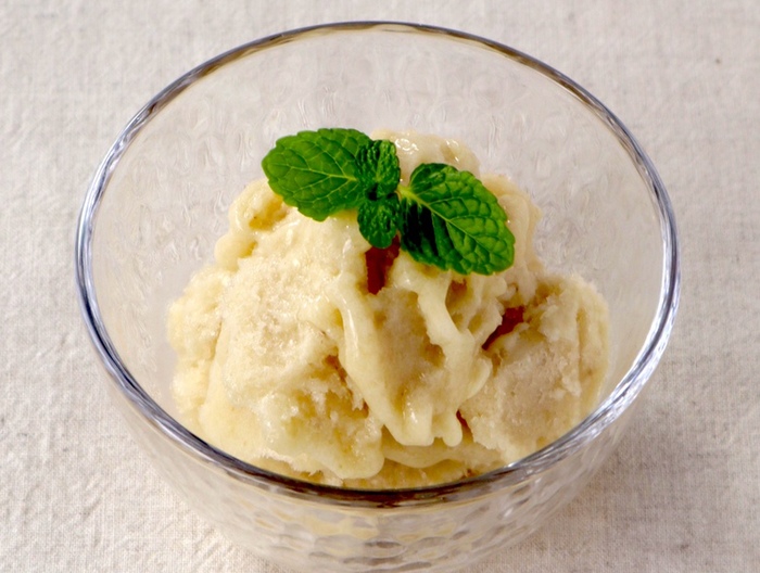 バナナと甘酒のアイスクリーム