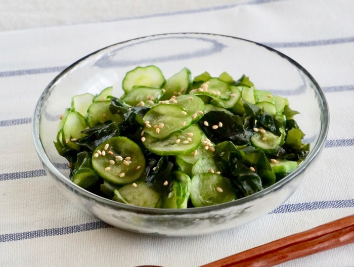 きゅうりとわかめの酢のもの