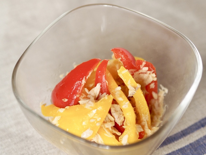 パプリカのツナ和え