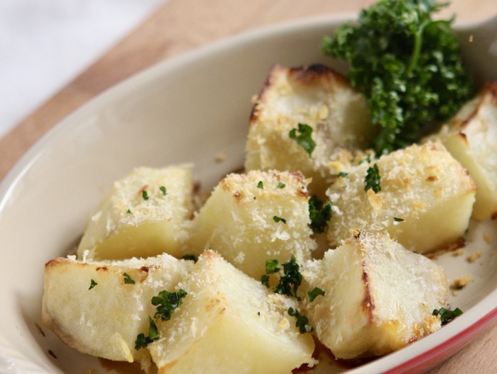 お弁当にも 簡単 ポテトの塩麹マヨ焼き