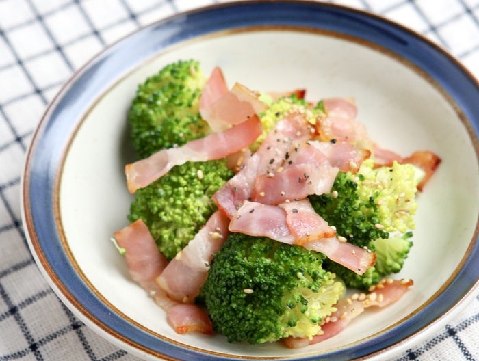 ブロッコリーベーコン