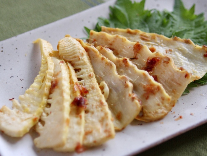 簡単おつまみ たけのこめんつゆマヨソテー