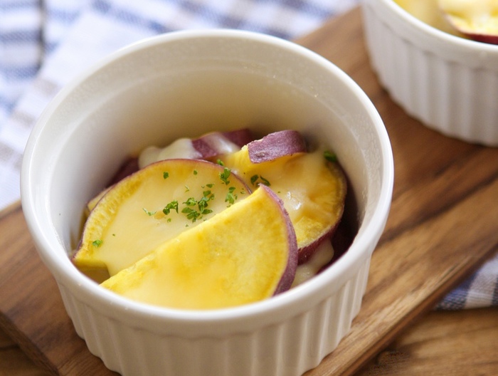 レンジで簡単 さつまいものホットサラダ