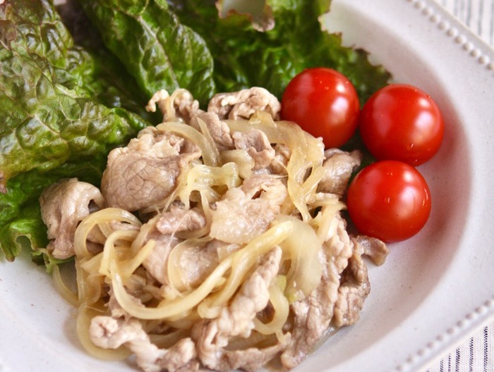 豚肉のぽん酢炒め