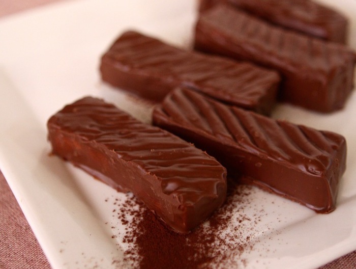 バレンタインに 高野豆腐のサクチョコバー