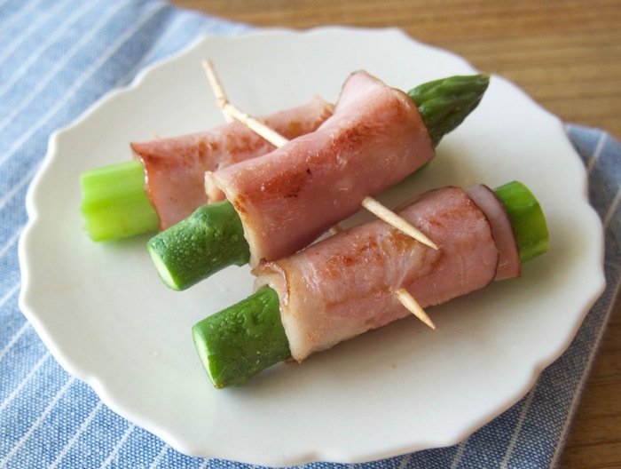 アスパラのベーコン巻き