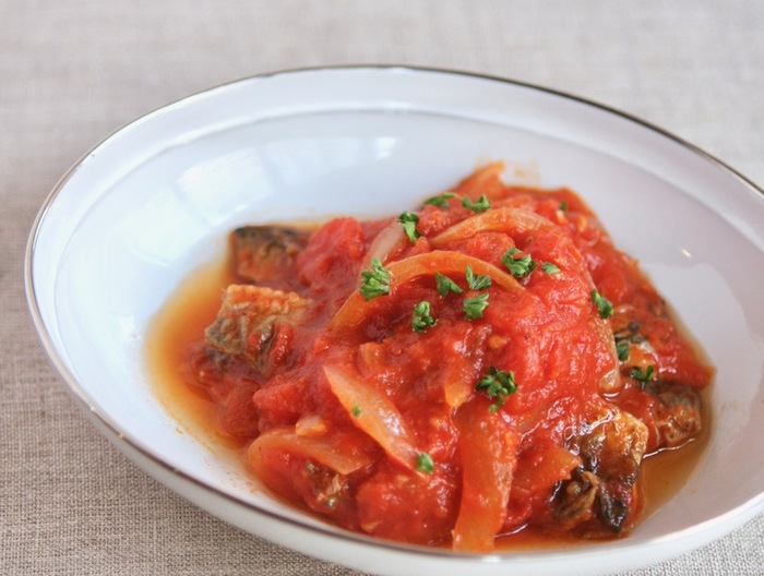 いわしのイタリアン風トマト煮