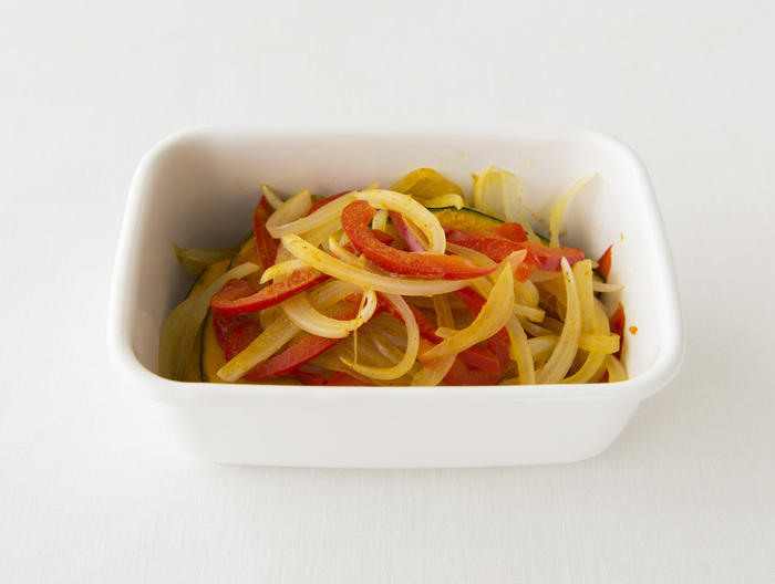 カレー風味の野菜マリネ