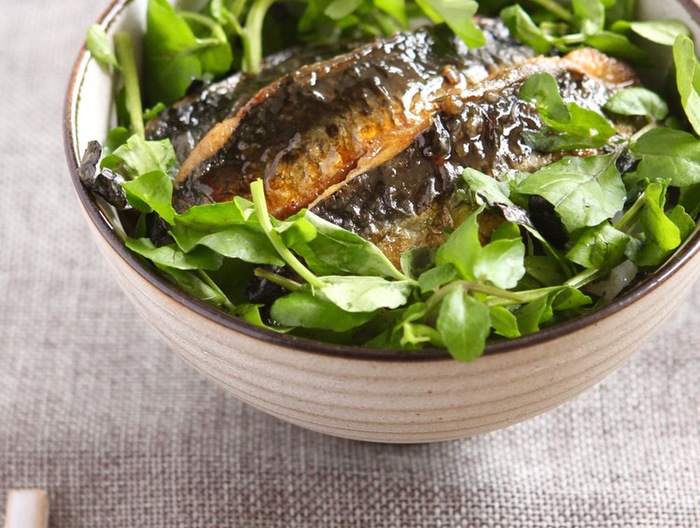 塩分控えめ いわしの蒲焼き丼