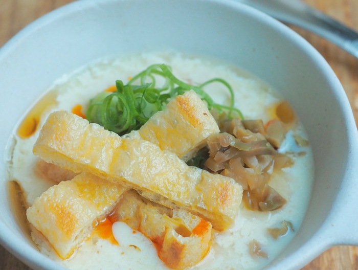 シェントウジャン（豆乳と黒酢の中華風スープ）