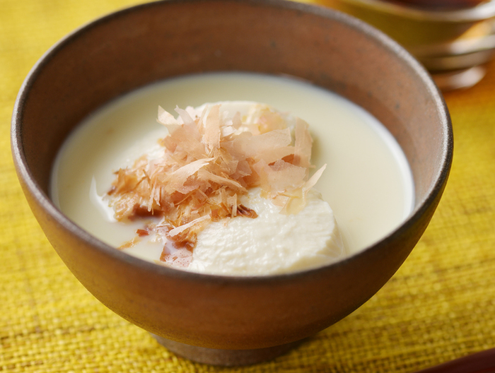 レンジで簡単 豆乳温やっこ