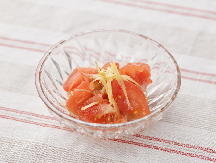 トマトの酢しょうがあえ