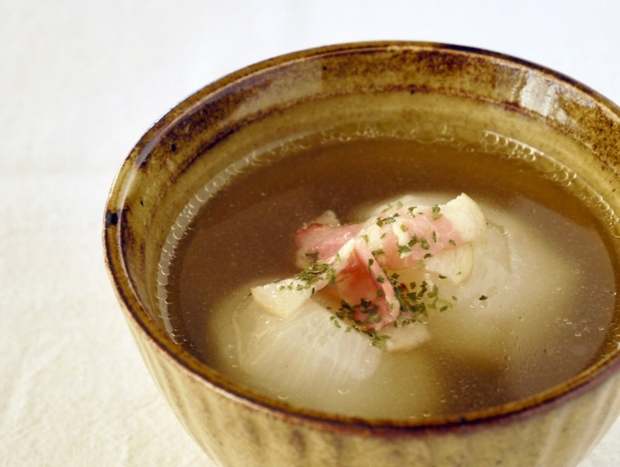 まるごとかぶのとろとろスープ