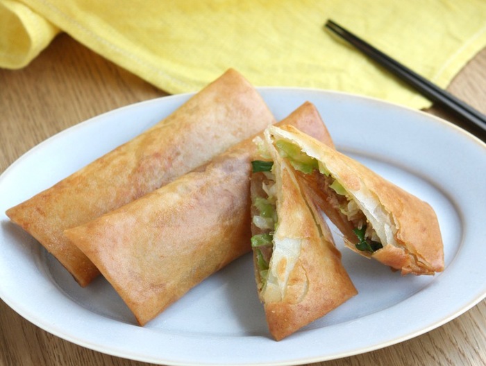 具材を炒めずに作る お手軽春巻き