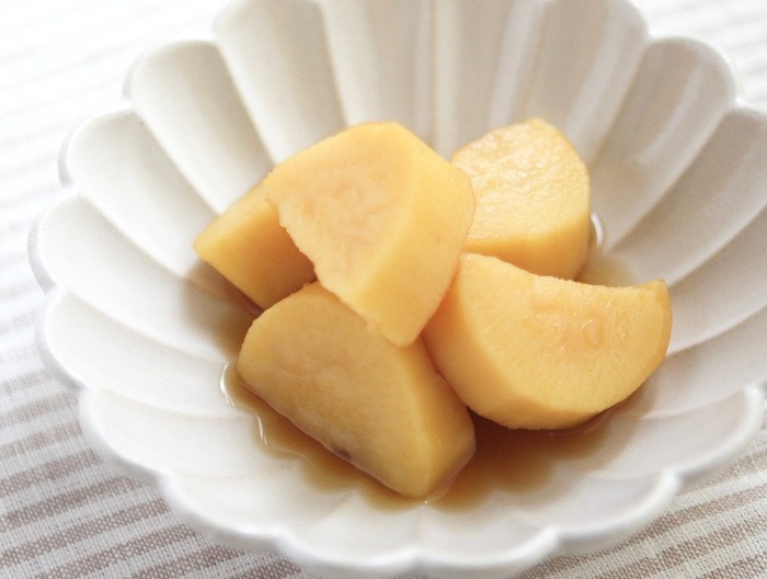 薩摩芋の蜂蜜とレモン煮