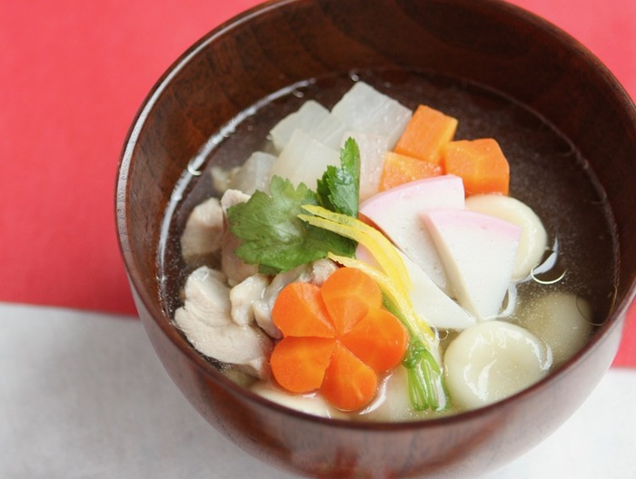 やわらかお雑煮　しょうゆ仕立て