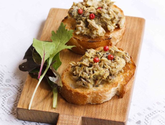 さばのブルスケッタ