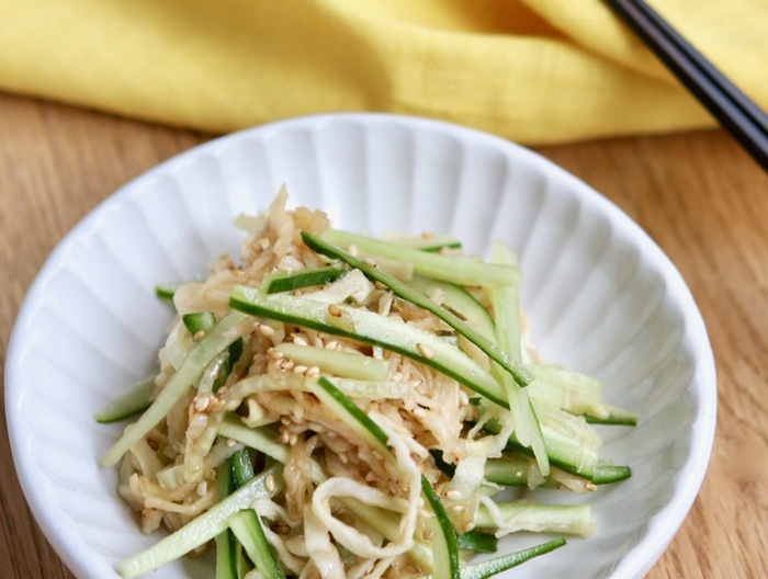 切り干し大根ときゅうりの中華サラダ