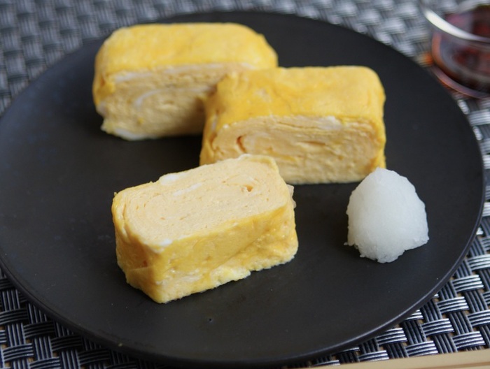 だしを効かせた卵焼き