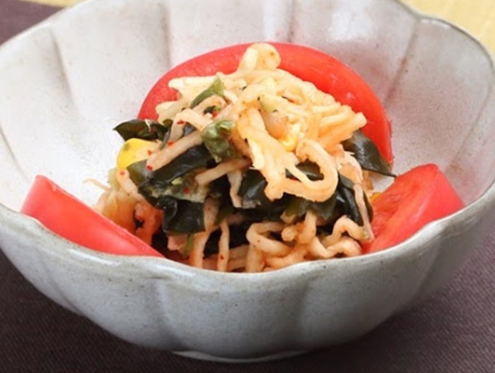 しゃきしゃきキムチサラダ