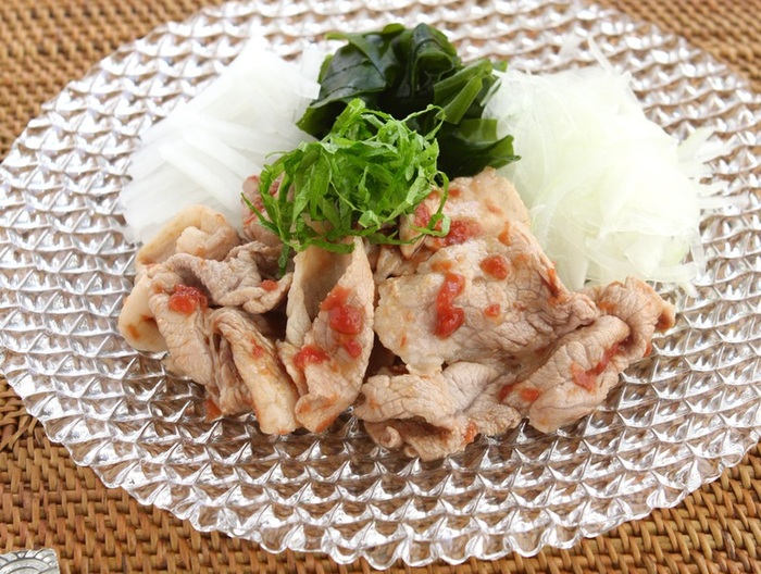 豚しゃぶサラダ梅風味