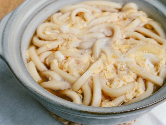 お腹にやさしい かきたまうどん