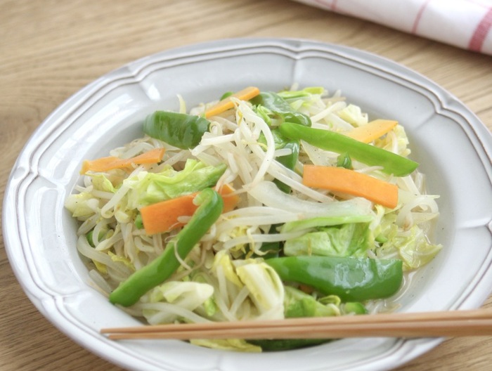 たっぷり野菜炒め