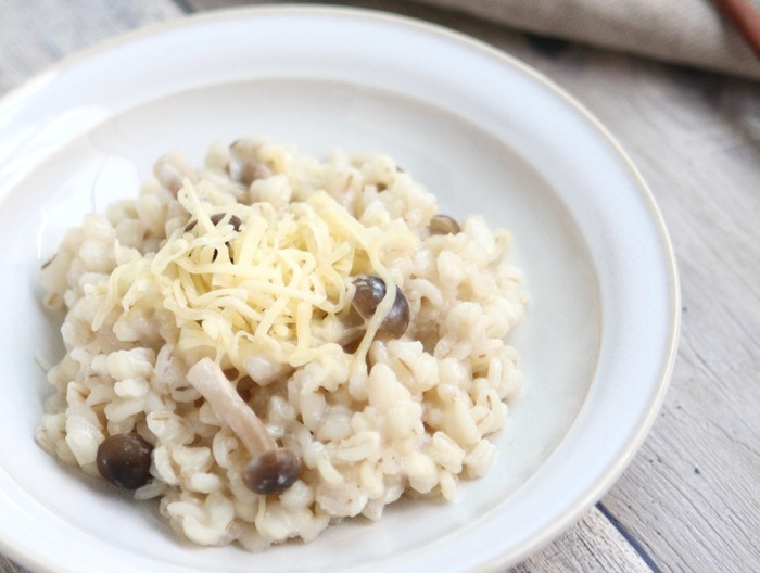 押麦のミルクリゾット